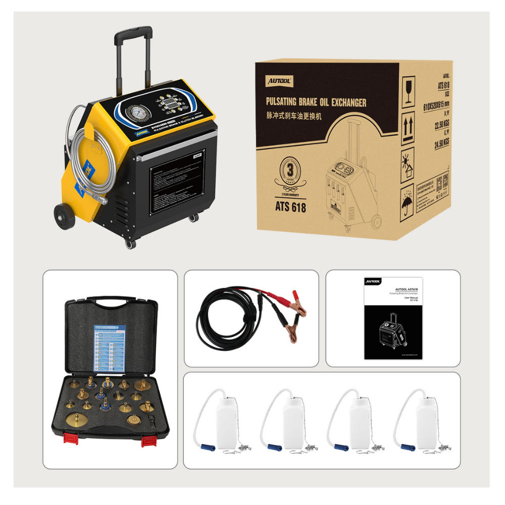 AUTOOL AST618 - Intercambiador de aceite de freno