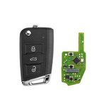 Xhorse XSDM04EN MQB Flip Llave Inteligente 3 Botones Proximidad