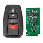 Autel IKEYTY8A4AL Llave Estilo Toyota 4 Botones