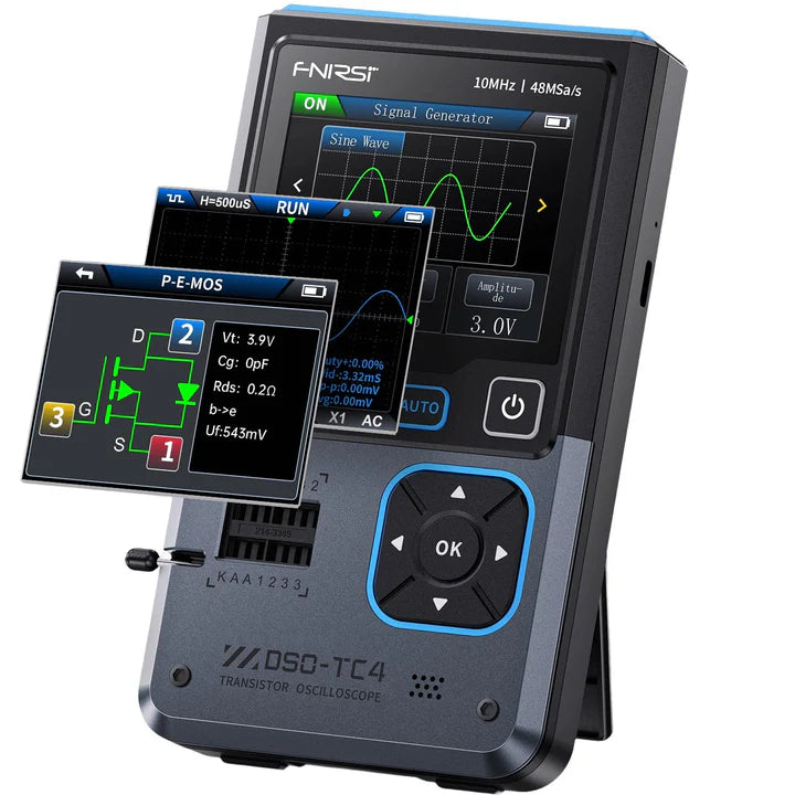 FNIRSI DSO-TC4 3-EN-1 Osciloscopio Digita