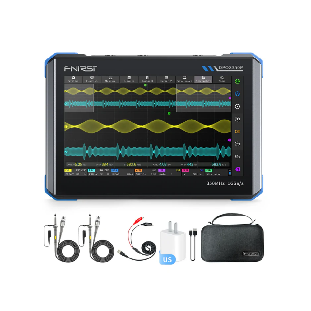 FNIRSI DPOS350P Osciloscopio de Tableta 4 EN 1