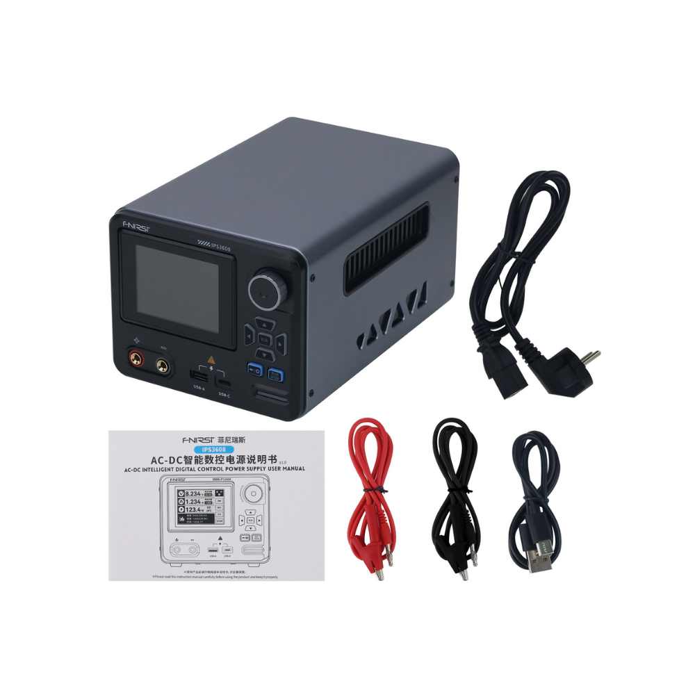 FNIRSI IPS3608 - Fuente de alimentación digital inteligente de control AC-DC