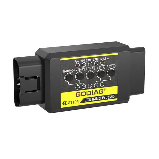 GODIAG ECU IMMO Prog AD GT105+ OBD II Break Out Box ECU Connector