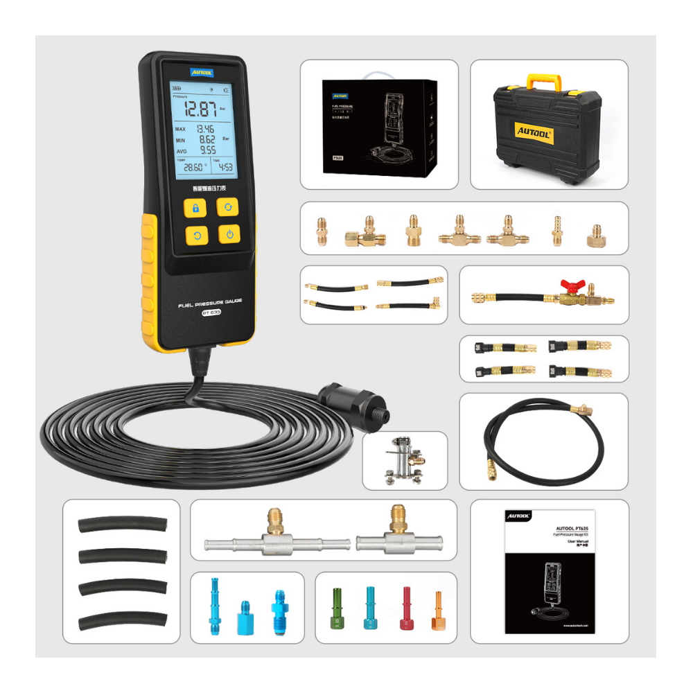AUTOOL PT650 Manómetro de presión de aceite de transmisión