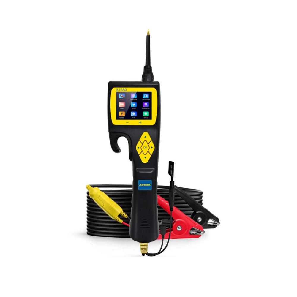 AUTOOL BT280 Probador de circuitos eléctricos Sonda de potencia Probador de sistemas eléctricos