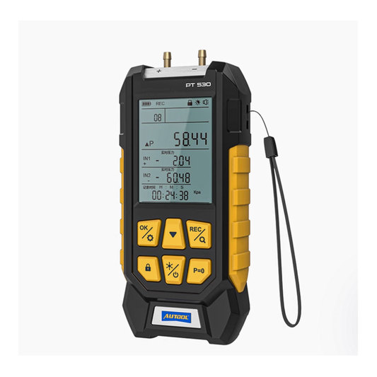 AUTOOL PT530 Manómetro digital con doble puerto