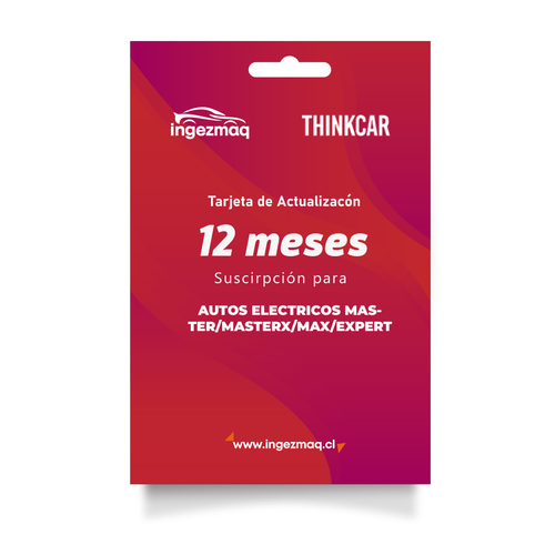 Tarjeta de Actualización Autos Eléctricos MASTER/MASTERX/MAX/EXPERT