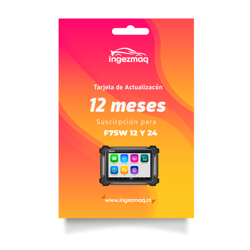 Tarjeta de Actualización F7SW 12 Autos