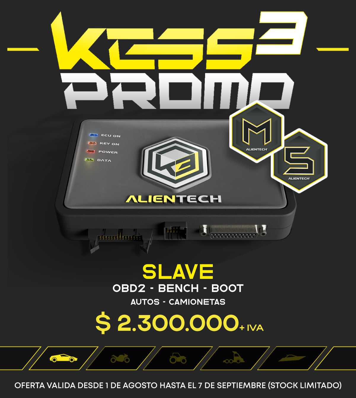 Oferta Kess3 Slave OBD2 + BENCH Y BOOT