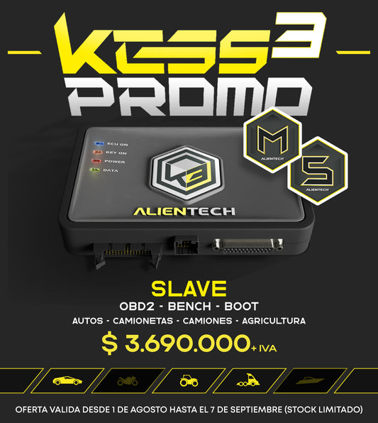 Oferta Kess3 Slave OBD2 + BENCH Y BOOT