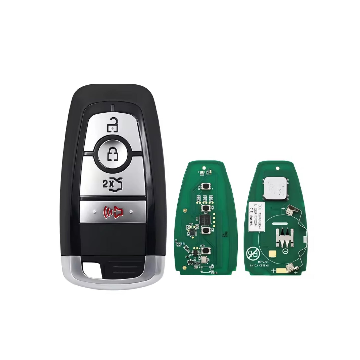 Autel IKEYFD004AH – Llave Remota Inteligente Universal 4 Botones (Ford)
