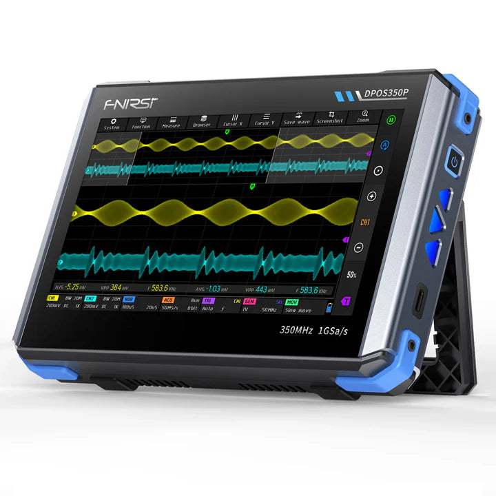 FNIRSI DPOS350P Osciloscopio de Tableta 4 EN 1